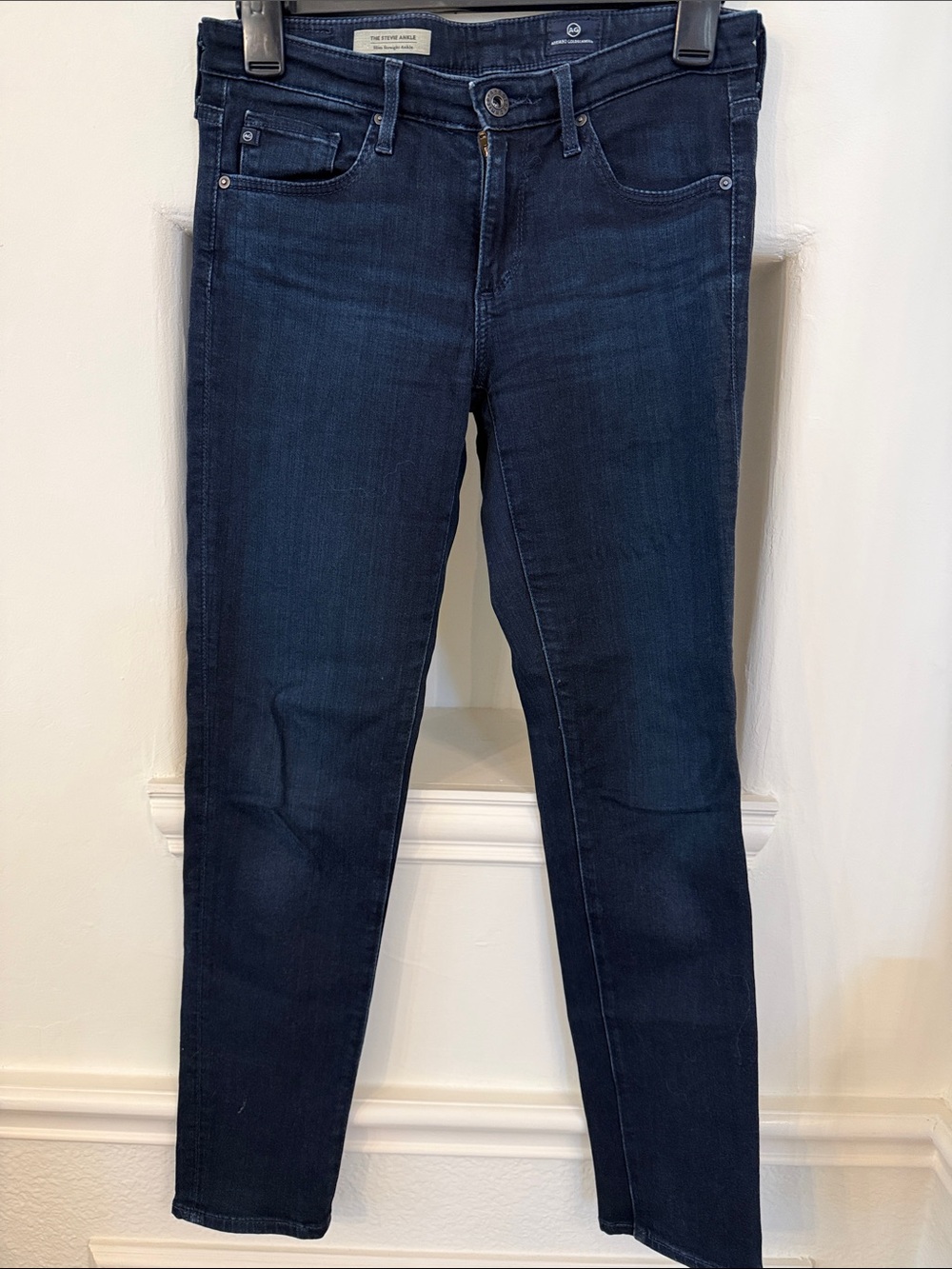 AG Dark Blue Women's Straight leg Jeans